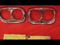 1958 Bonneville Catalina NOS Headlight Bezels