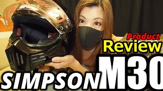 【シンプソンM30】NEWヘルメット購入★☆NORIX SIMPSON M30分かりやすく紹介《BANDIT400》#47【ヘルメット紹介】