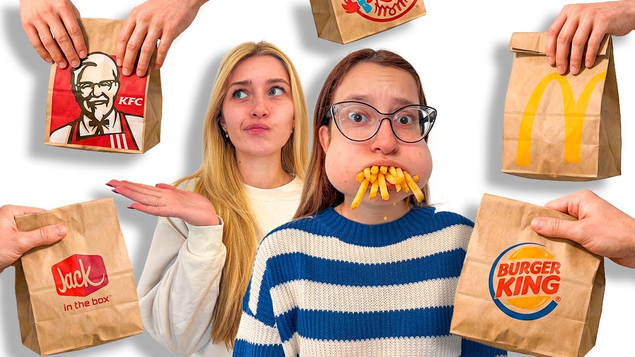 TENTE ADIVINHAR A BATATA FRITA DE OLHOS VENDADOS