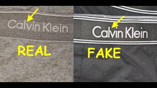 Calvin Klein underwear real vs fake review. How to spot original Calvin Klein boxers, trunks
