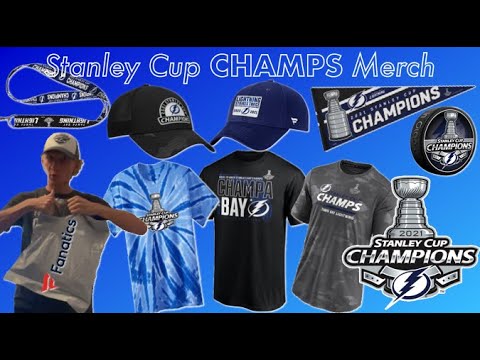 Tampa Bay Lightning 2021 STANLEY CUP CHAMPIONS MERCH UNBOXING (Fanatics) 