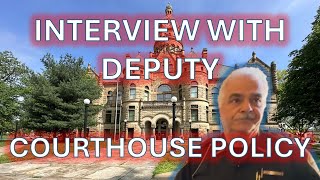 Deputy does interview  Courthouse Audit  Warren Ohio