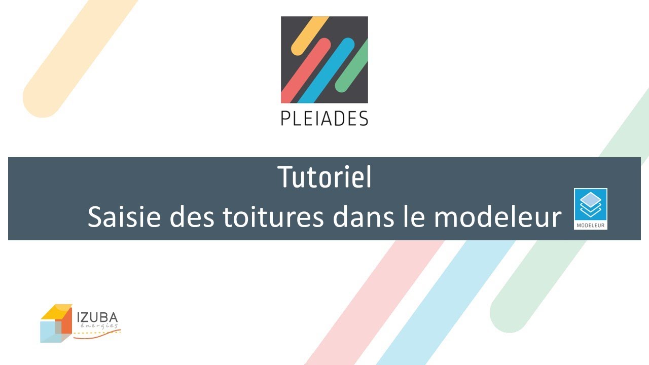 Saisie des toitures dans Pleiades Modeleur