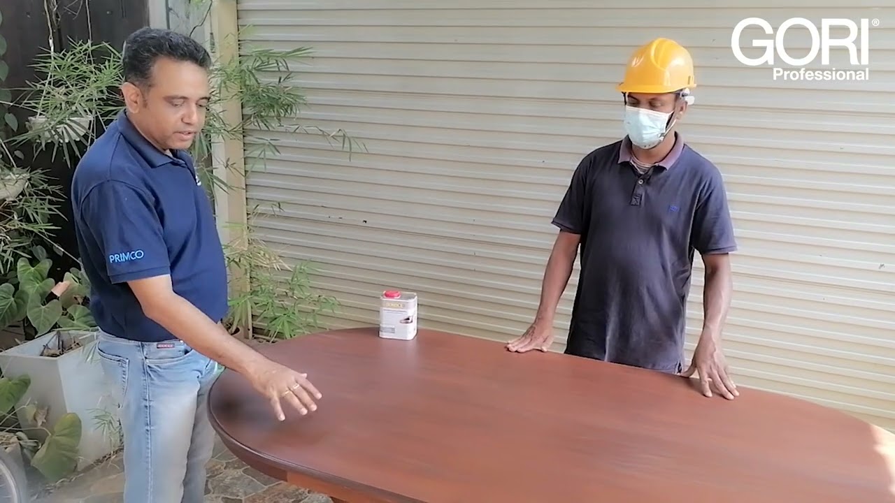 Premium Finish to a Table top - GORI 81 -  මේස මතුපිටක සියුම් PU නිමාවක් ලබාගන්නා ආකාරය