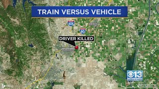 1 dead in fiery crash involving Amtrak train, vehicle near Vacaville