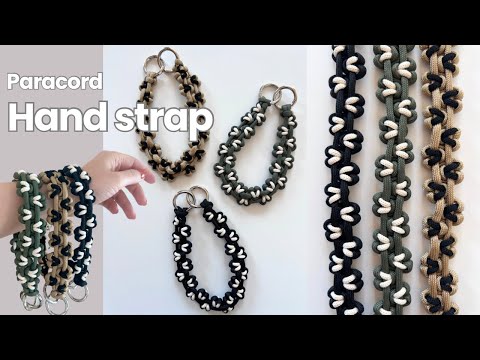 Make a easy heart-shaped hand strap out of paracord [DIY