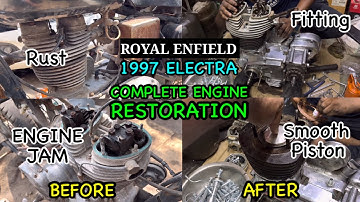 Old Model Bullet Restoration In Mayapuri || Royal Enfield Full Engine Fitting | Royal Enfield Bullet