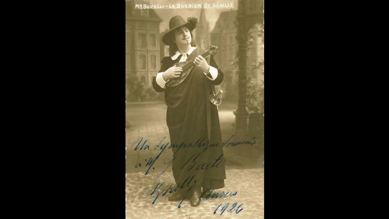 Tino Borelli: "E lucevan le stelle", Odéon 3758 del 1930 (?)