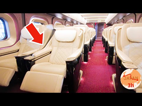 Japan’s Most Expensive Bullet Train 😇🚄 Only 18 Auto-Reclining FIRST CLASS Seats on the Shinkanse