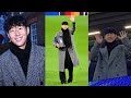 손흥민 HEUNG-MIN SON RETURNS HOME: Visiting Mural, Talking to the Fans, Waving: Spurs v Slavia Prague