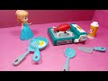 3 minutes satisfying with unboxing cute doll kitchen set #toy #kidstoys #asmar