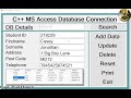 How to Connect MS Access Database in Visual C++ with Save, Update, Delete, and Search - Part 3 of 3