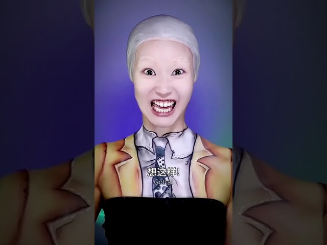 虽然但是，长得像反派的主角哈哈！#变相怪杰 #仿妆 #是初九啊 #shorts
