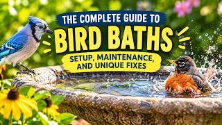 The Complete Guide to Bird Baths Setup, Maintenance, and Unique Fixes