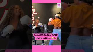 BLUEFACE MOM AND SISTER TAKES BOXING LESSONS