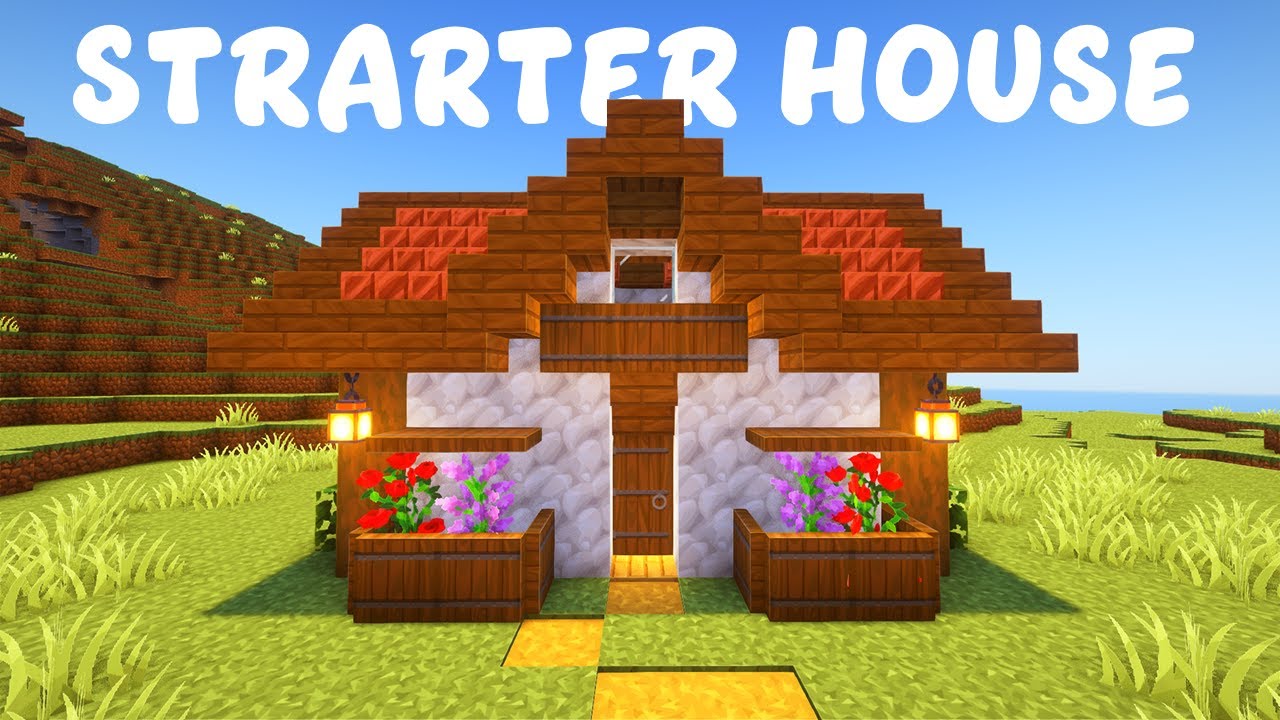 Minecraft: How To Build A Starter House | Tutorial - YouTube