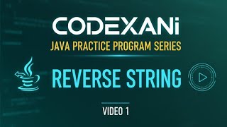 🔄 Reverse String in Java | Codexani Beginner Java Program Practice #javaprogramming #youtube