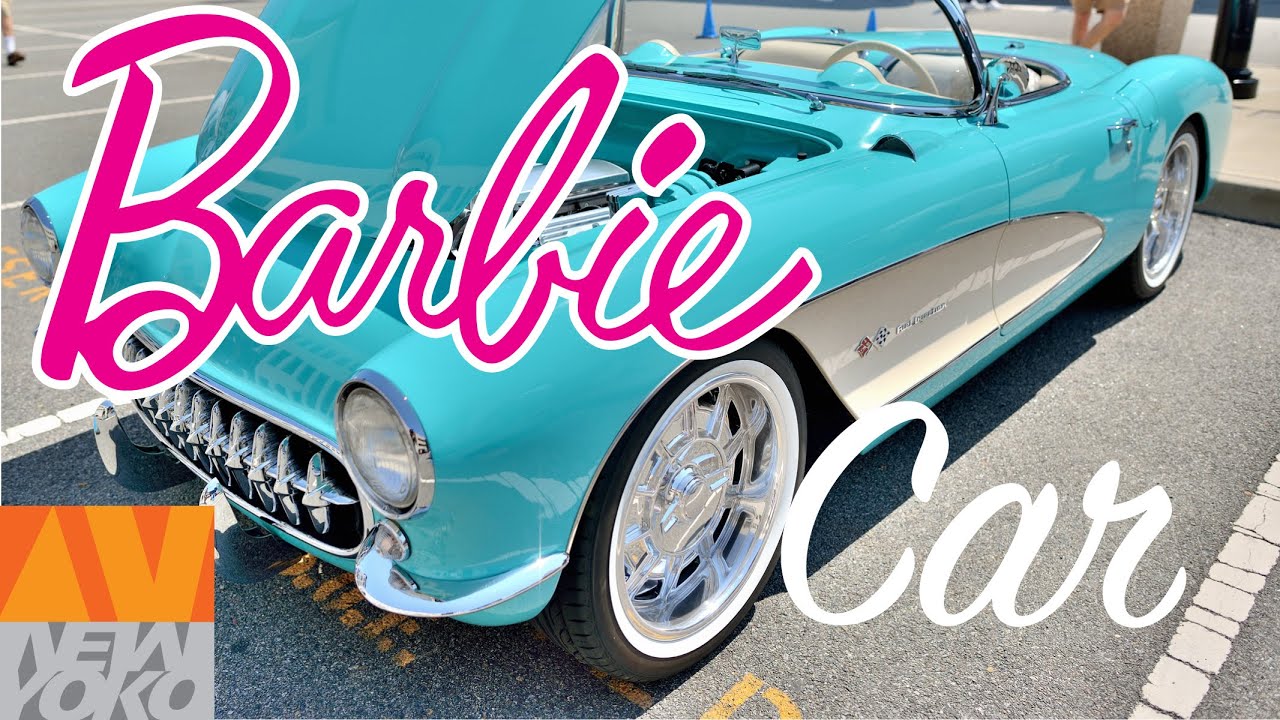 Barbie's Car, Corvette '57 at Corvette’s 70th anniversary, Concours on