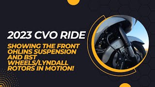 Wheels And Suspension In Motion On 2023 Cvo Road Glide