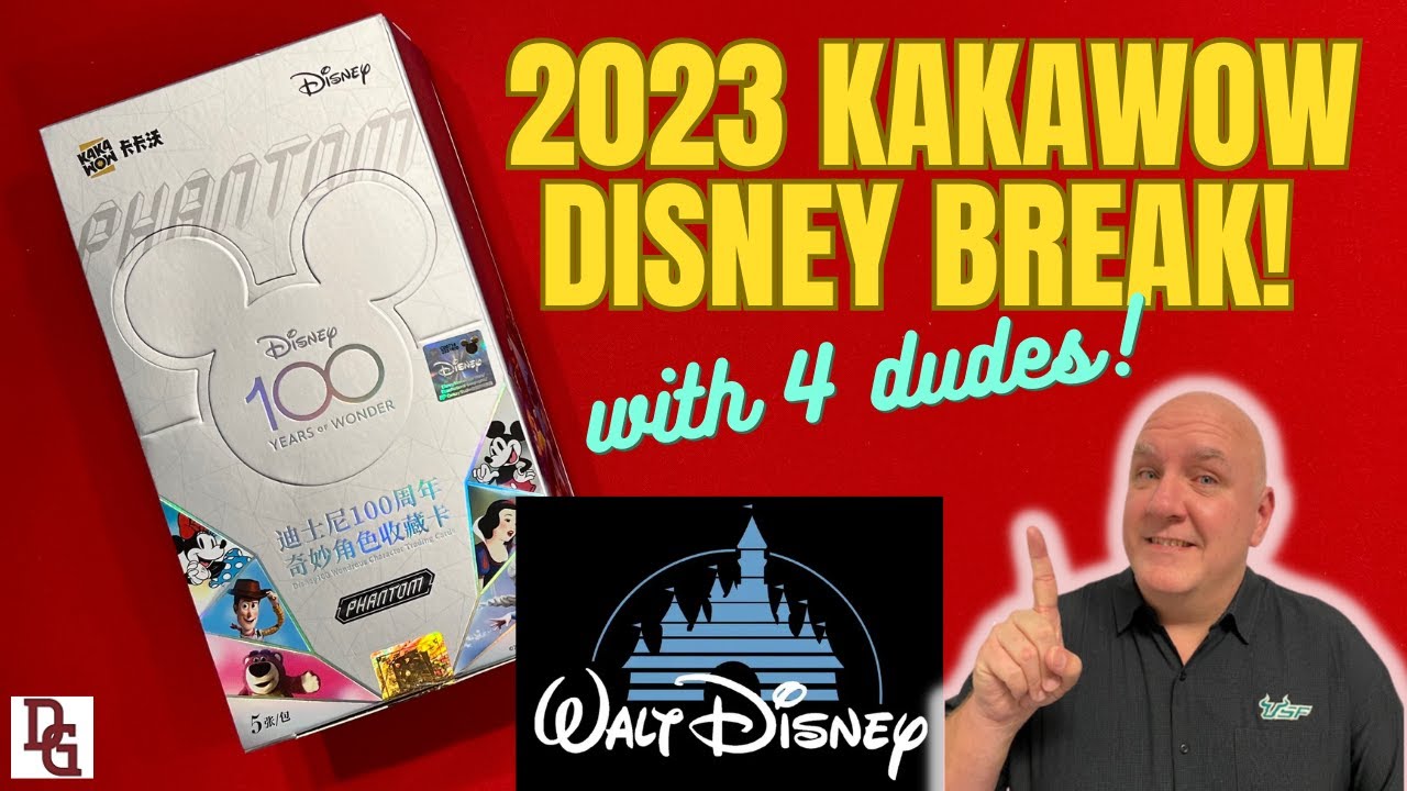 🏰Disney Cards! 4 Dudes, 1 Kakawow Disney 100 Years of Wonder Box Break