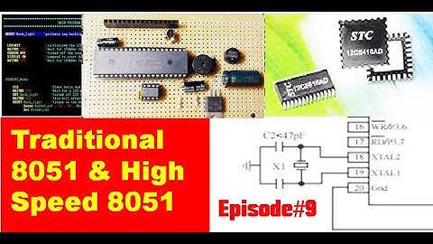 OFW Prodile#9 | 8051 Traditional & High Speed MCU | 12 Crystal Pulse versus 1 Pulse | Crashed Course
