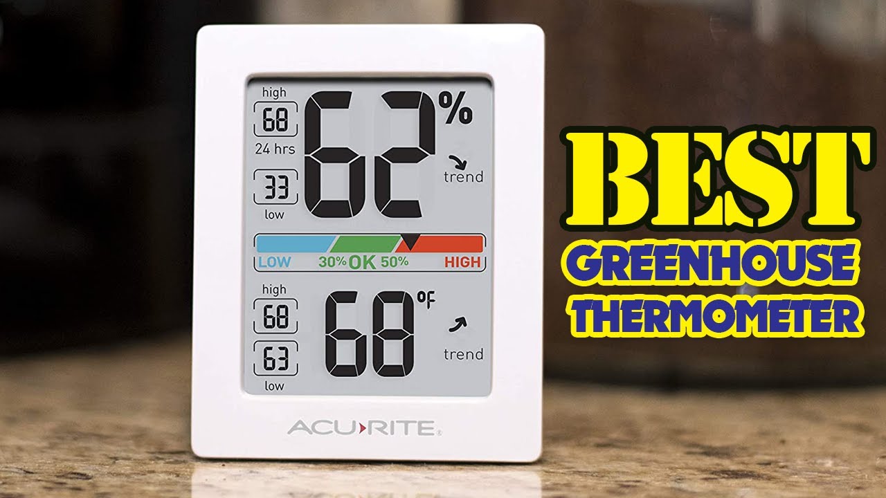 🏕️ The Best Thermometer for Your Greenhouse - An Useful Products Guide! 