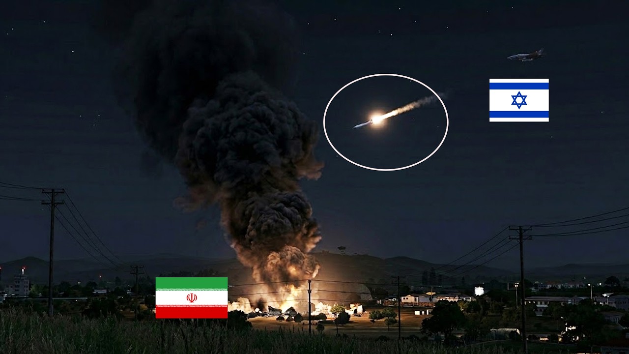 Massive Explosion! Israeli Stealth Fighters Destroy Iranian Nuclear Facility! | ARMA
