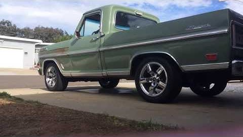 1968 Ford F100 390 fe tremec 5 speed comp cam with flowmaster a idle/rev