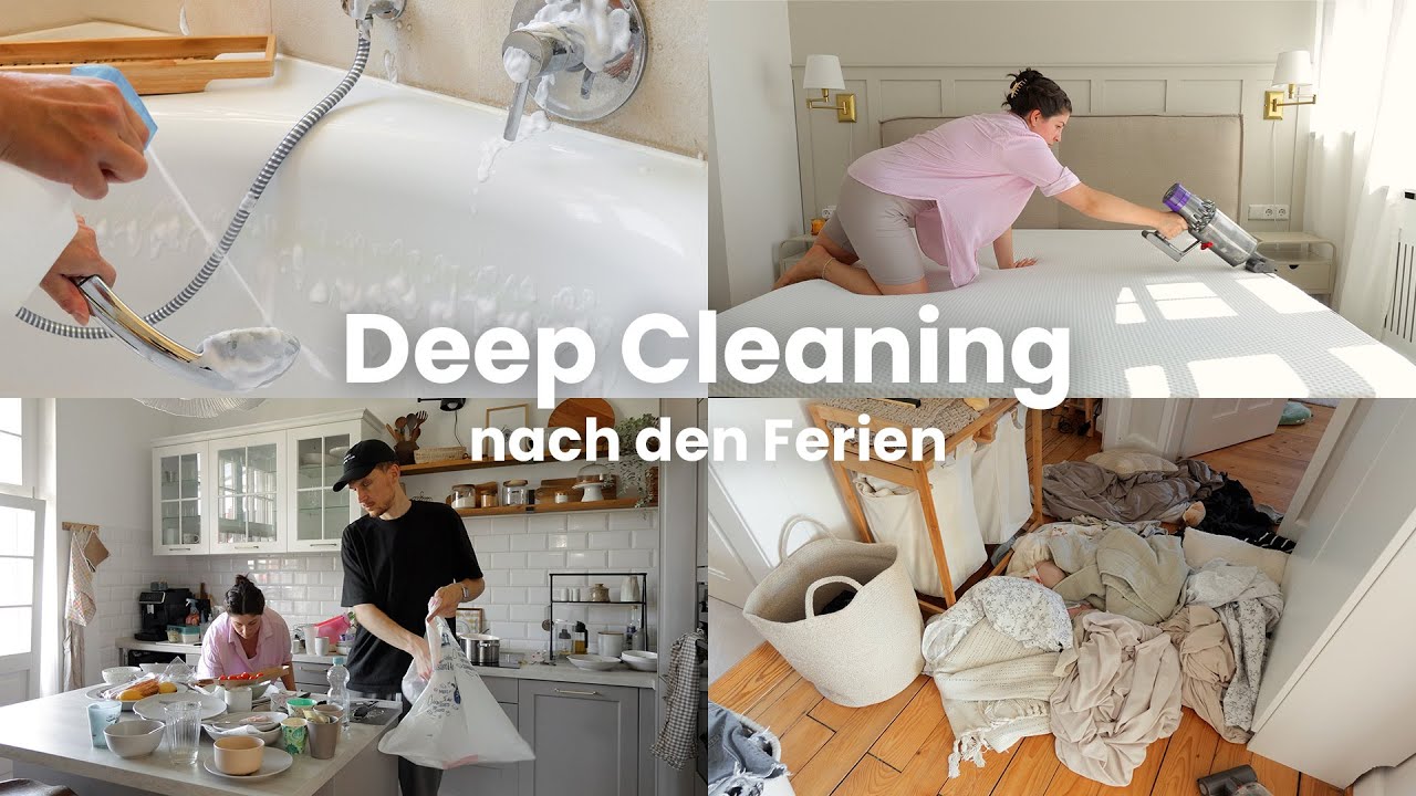 Deep Cleaning der ganzen Wohnung nach den Ferien | XXL Putz Marathon