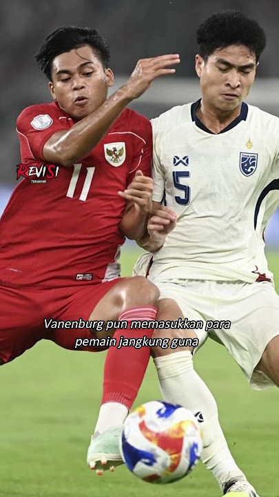 Indonesia menang dramatis atas Thailand 🔥