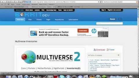 Multiverse-inventories setup tutorial