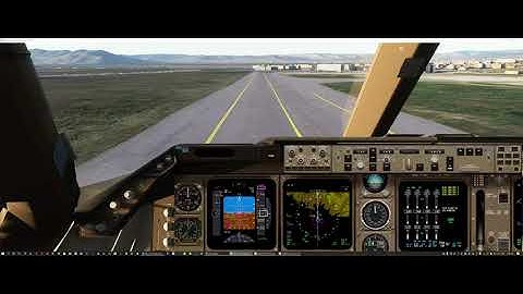 Landing at Ulaanbaatar (using the PSX included .situ)