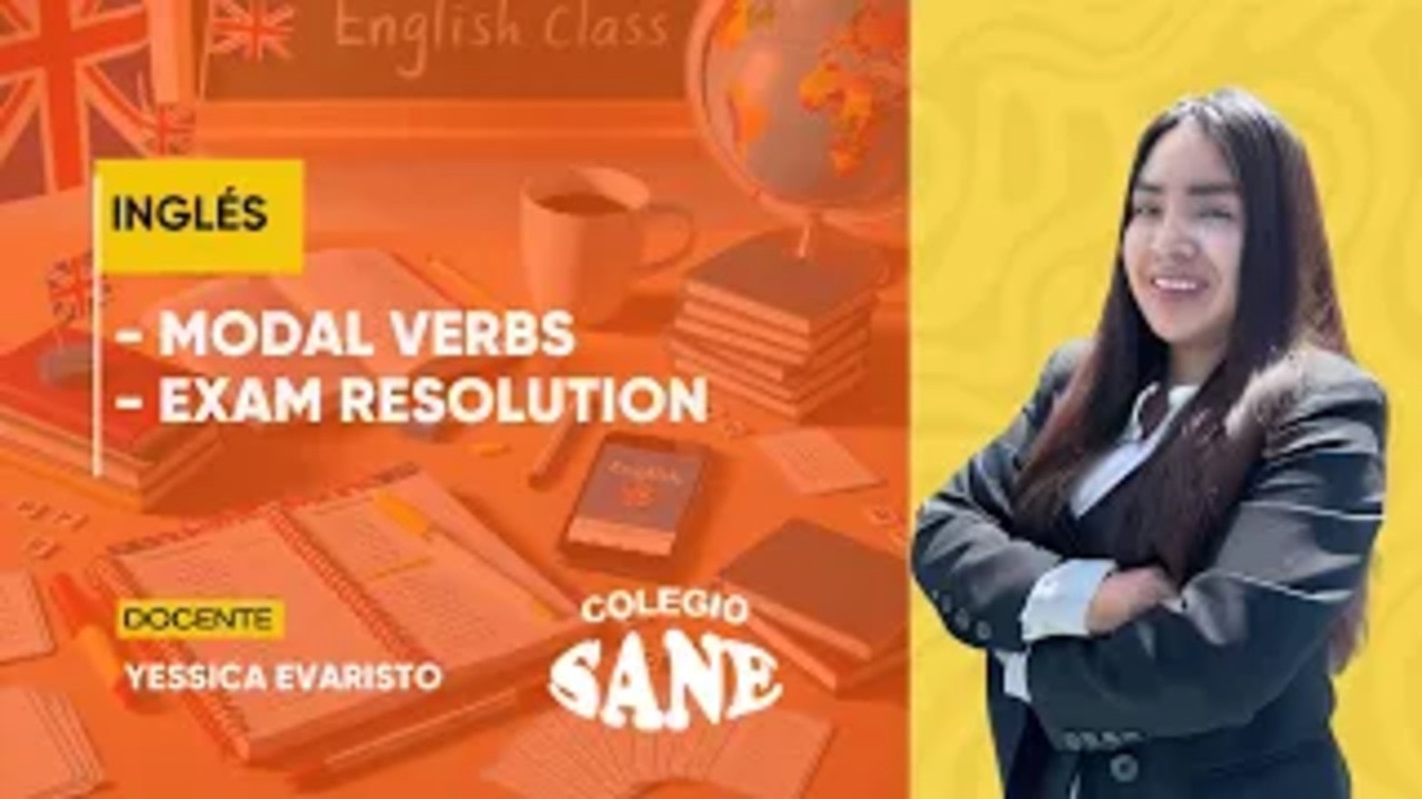 INGLÉS / MODAL VERBS - EXAM RESOLUTION / 5° II BIM / 01 - 03