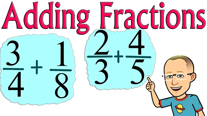 Adding Fractions with Unlike Denominators - Add Fraction Maths