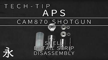 Tech-tip: APS CAM870 shell detail strip/disassembly