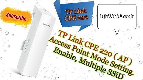 TP Link CPE 220 Access Point setting in urdu #LifeWithAamir @LifeWithAamir