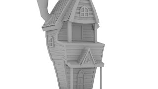 ✨️Modeling Jack Skellington's house✨️TIMELAPSE #trending #timelapse #3dart #jackskellington