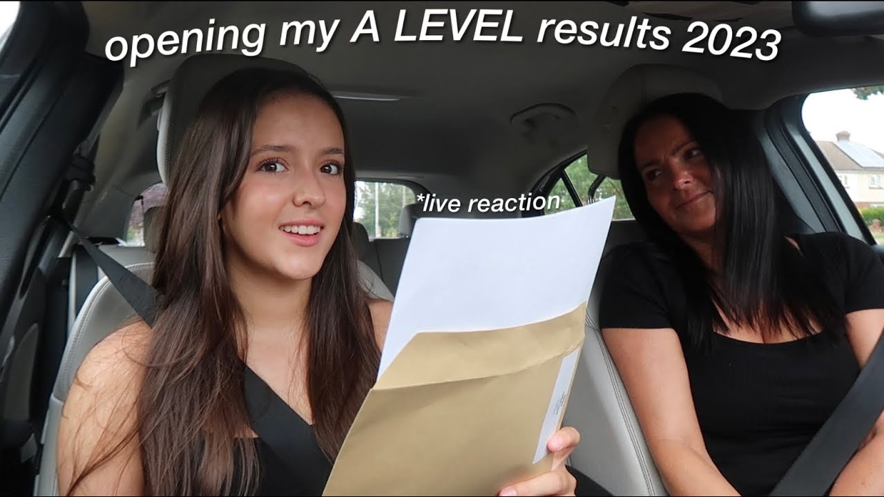 opening my a level results 2023 (results day vlog) - YouTube