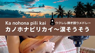 【カノホナピリカイ〜涙そうそう】ウクレレ 弾き語り メドレー / Ka nohona pili kai 〜 Nada sou sou (Cover)