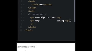 P Element in HTML | HTML tags, HTML basics #short_video #shorts #html #css #javascript #web #html5