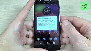 How to Reboot in SAFE MODE Motorola MOTO E4