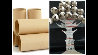 Árvore de Rolinho de Papel Higiênico ? DIY