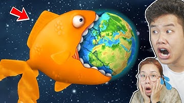 Tiến Hóa Cá Vàng Thành Siêu Cá Hủy Diệt Ăn Cả Trái Đất !? bqThanh và Ốc Chơi TASTY BLUE