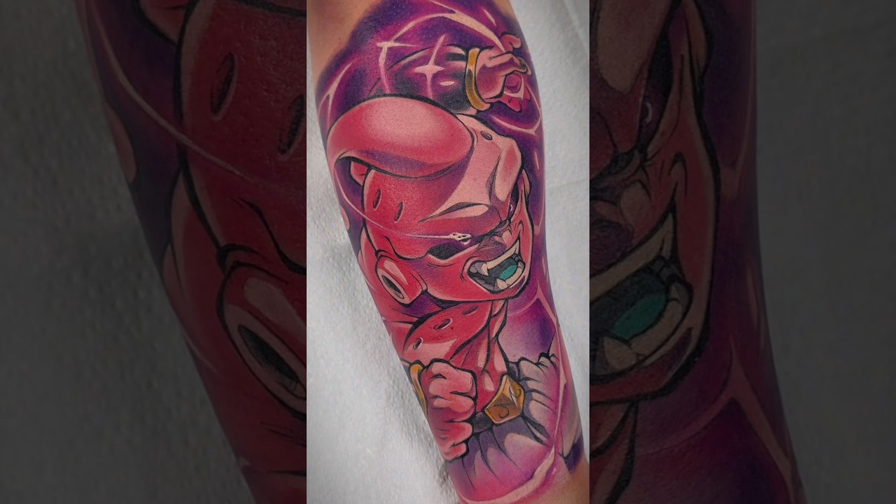 Kid Buu Tattoo From Dragon Ball Z 