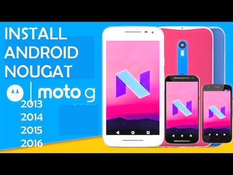 Install Android N 7.1(CM 14.1) on Moto G(G1,G2,G3,G4/G4 Plus)