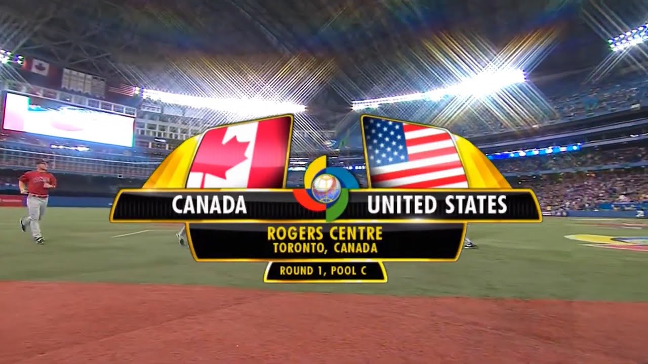 2009 World Baseball Classic R1 Pool C Game 1: Canada vs USA Full