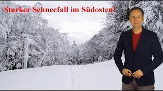 Heftiger Wintereinbruch im Südosten: Wo es gibt es Schnee? (Mod.: Dominik Jung)