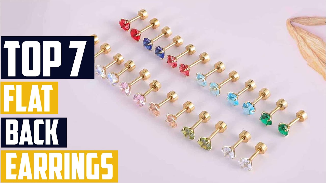 Flat Back Earrings Review: Top Picks for Everyday Wear