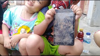 Little Boy Found a Broken Phone | Tablet Restoration