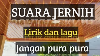 Jangan pura pura. lirik dan lagu H. Mansyur S.